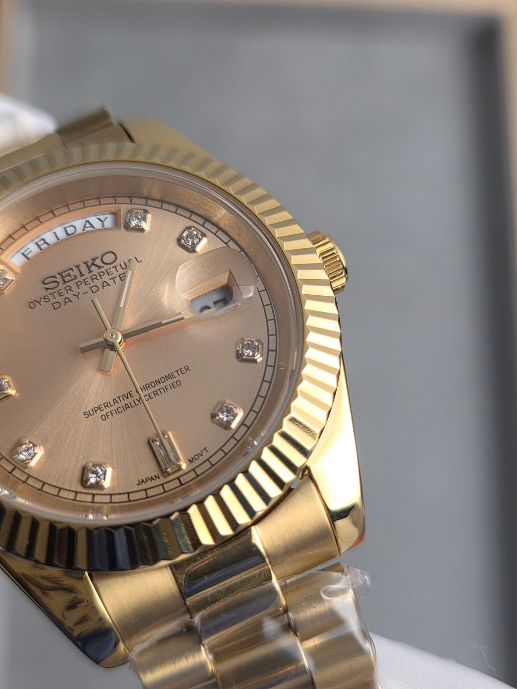 Seiko Day-Date Full Gold