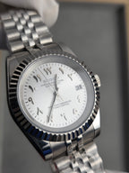 Seiko Date Just White