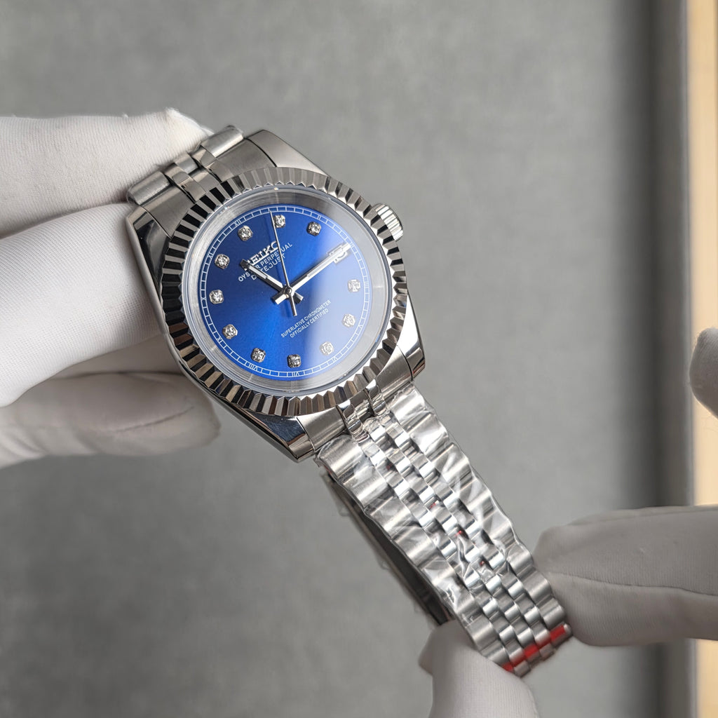Seiko Datejust Blue Diamonds