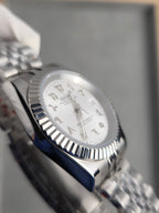 Seiko Date Just White