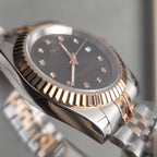 Seiko Justdate Chocolate Diamonds