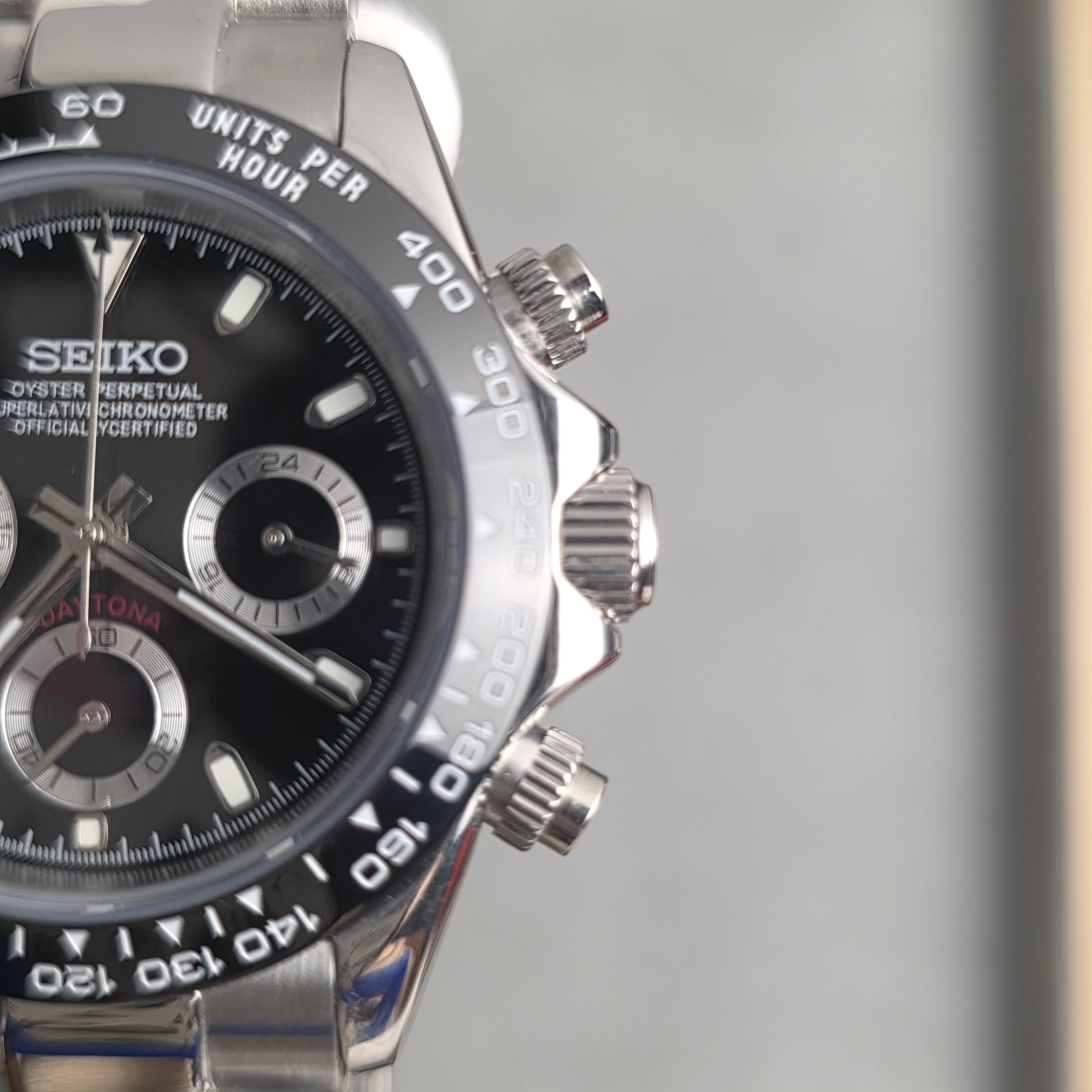 Seiko Daytona Panda Reverse