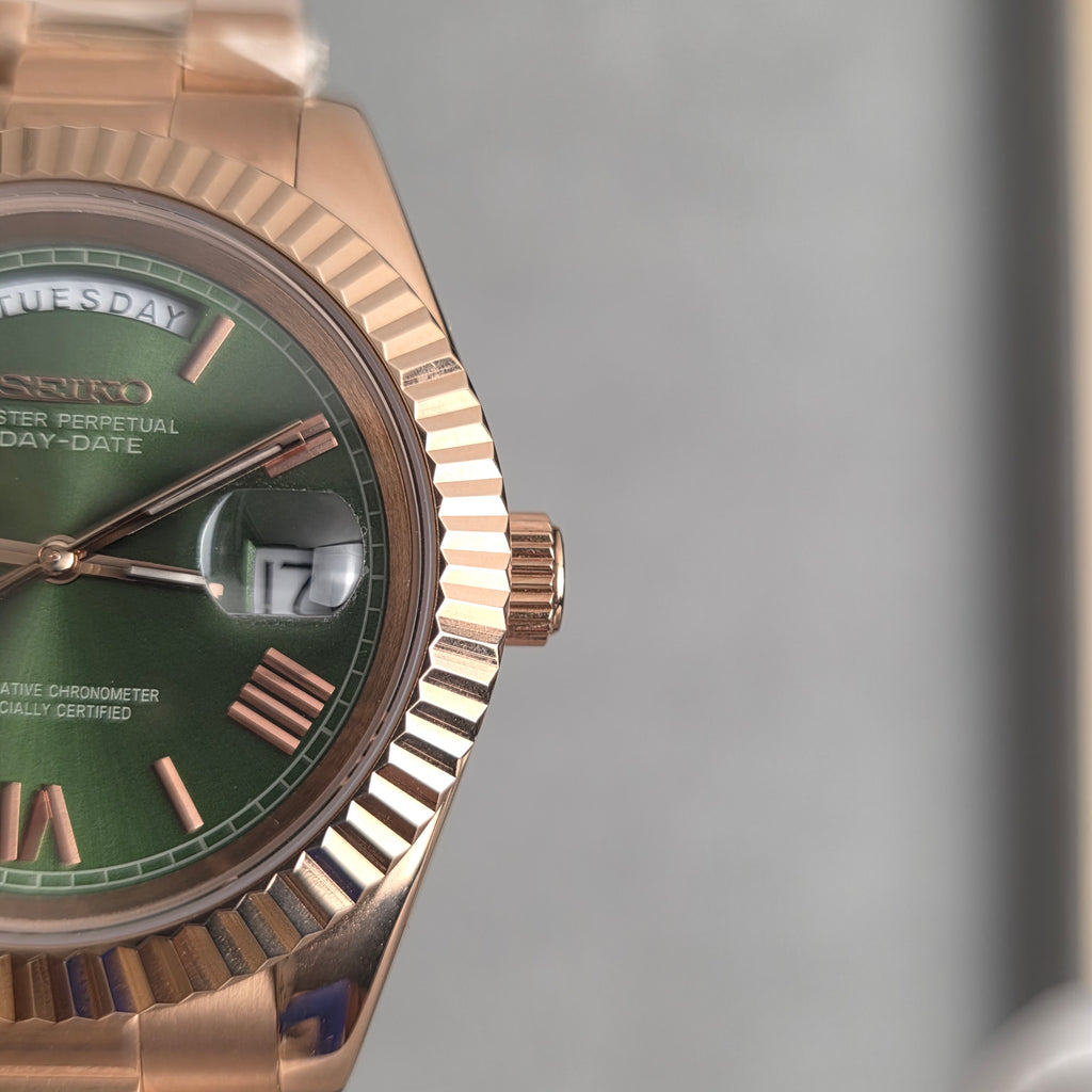 Seiko Day-Date Rose Gold
