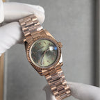 Seiko Rose Gold Green