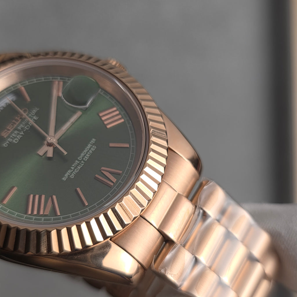 Seiko Day-Date Rose Gold
