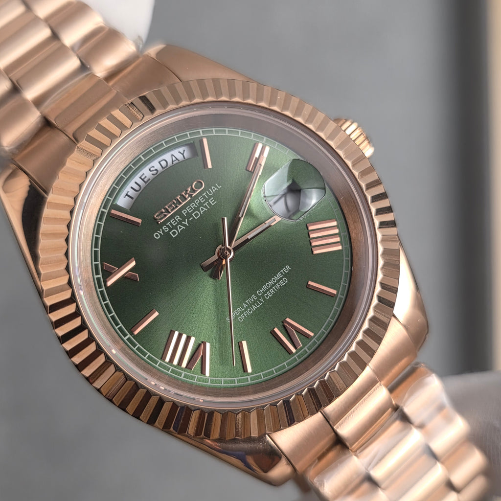 Seiko Day-Date Rose Gold