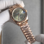 Seiko Rose Gold Green