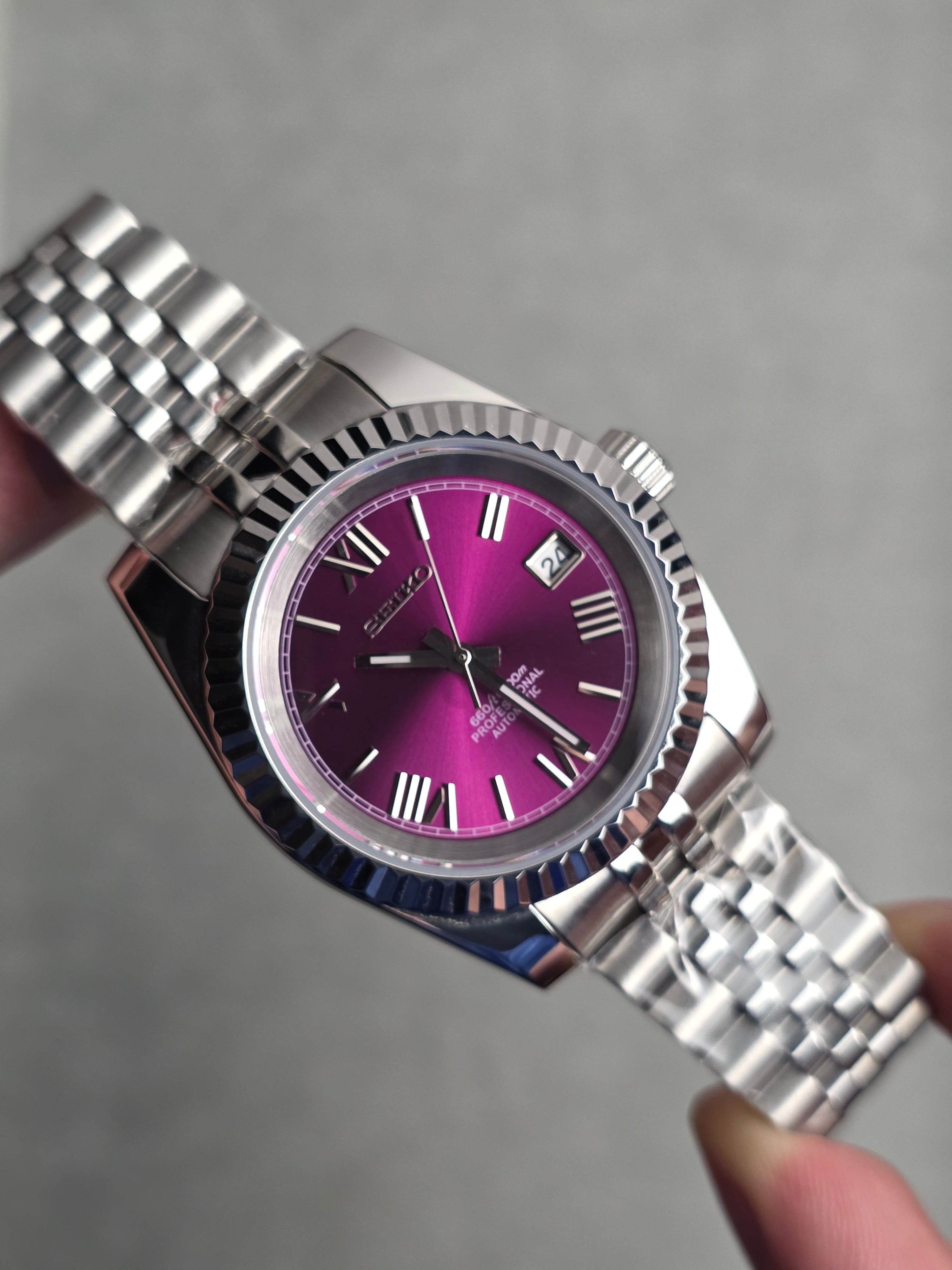 Seiko | Datejust Purple