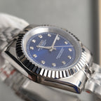 Seiko Datejust Blue Diamonds